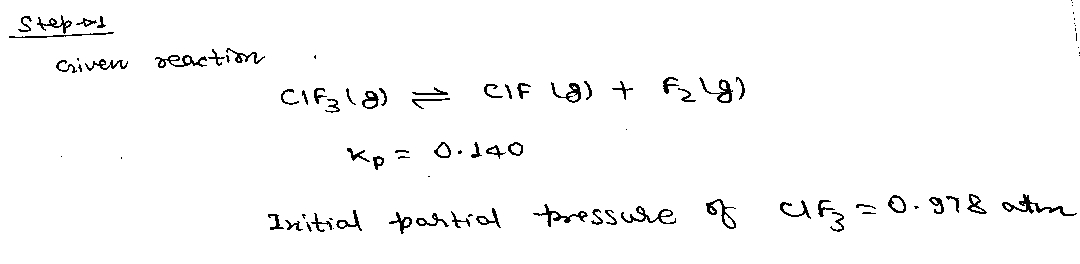 Chemistry homework question answer, step 1, image 1